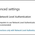 Network Level Authentication