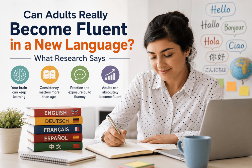 Can Adults Really Become Fluent in a New Language What Research Says